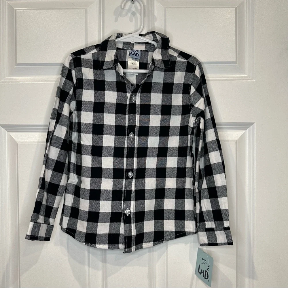 Little Lad Boys Button Up Size 4T NWT‎